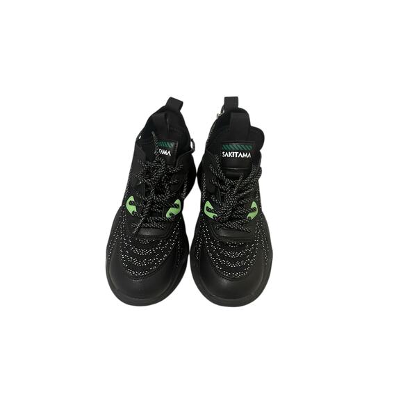SAKITAMA Men’s 6 Black Green Sport Running Non Slip Casual Athletic Blade Shoes - Picture 2 of 10